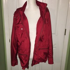 Red Rain Jacket